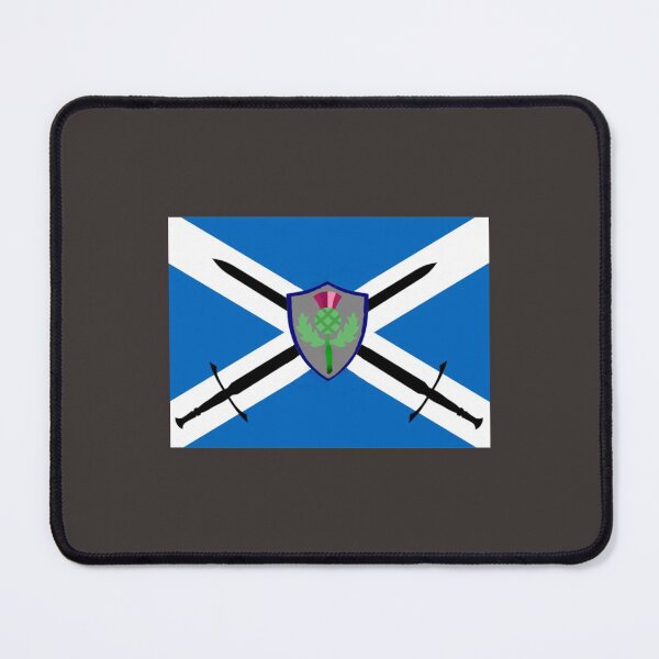 Item preview, Scottish Saltire Swords _amp_ Thistle Flag Premium Scoop  designed and sold by WoodArkCo.