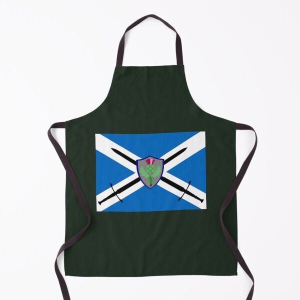 Item preview, Scottish Saltire Swords _amp_ Thistle Flag Premium Scoop designed and sold by WoodArkCo.