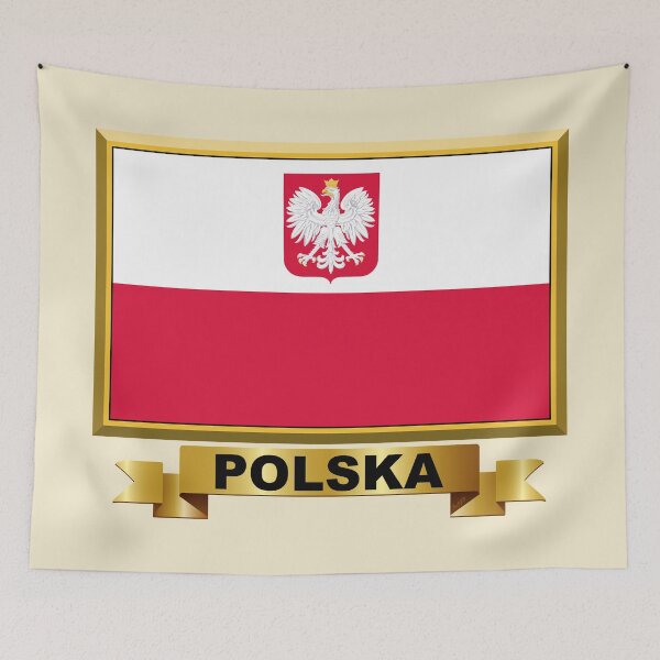 Item preview, POLISH State Flag Gifts, Masks, Stickers & Products (12) designed and sold by mpodger.