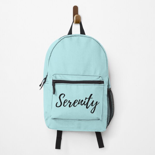 Item preview, Serenity - Word with Light Blue Background designed and sold by ActionFocus.