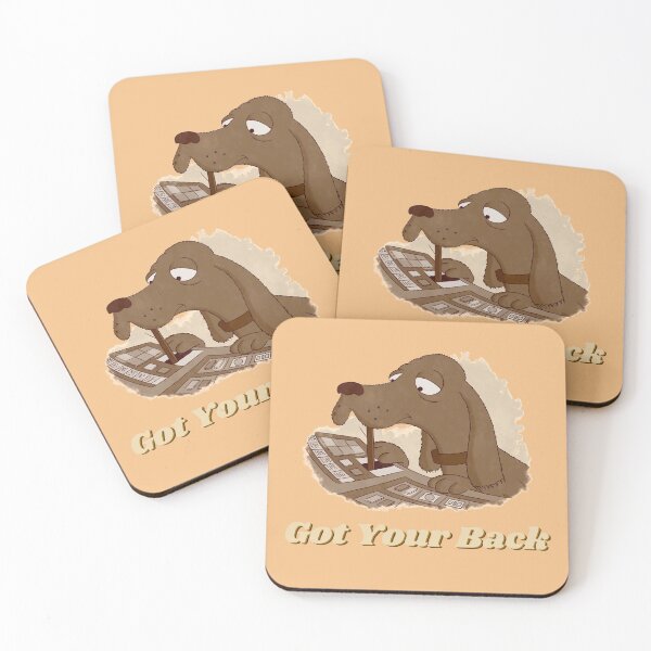 Item preview, Got Your Back (Mocha Version) designed and sold by HappyAnimalArt.