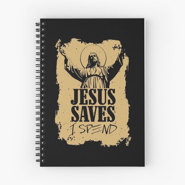 Item preview, Jesus saves I spend - Jesus lover - Jesus christ designed and sold by crazycollective.
