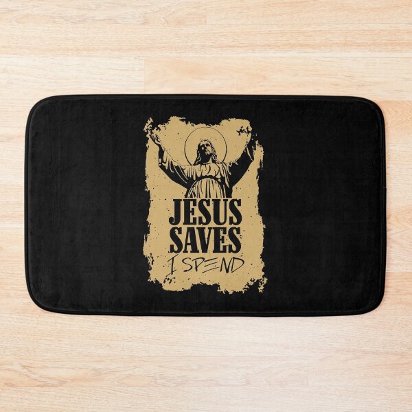 Item preview, Jesus saves I spend - Jesus lover - Jesus christ designed and sold by crazycollective.