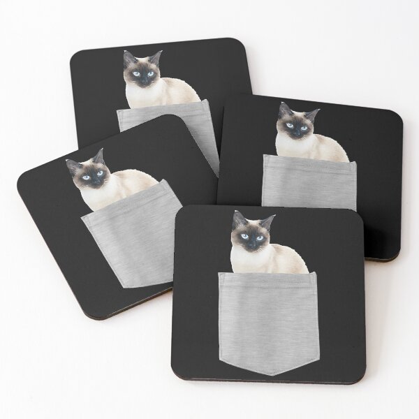 Item preview, Cat in Your Pocket Siamese designed and sold by jackjerry.