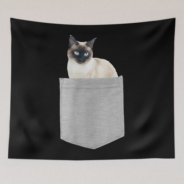 Item preview, Cat in Your Pocket Siamese designed and sold by jackjerry.