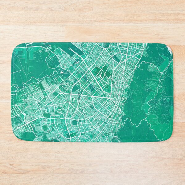 Item preview, Bogota City Map of Colombia - Watercolor designed and sold by deMAP.