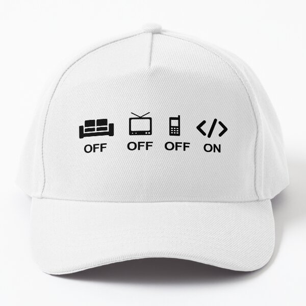 web developer icon design Baseball Cap