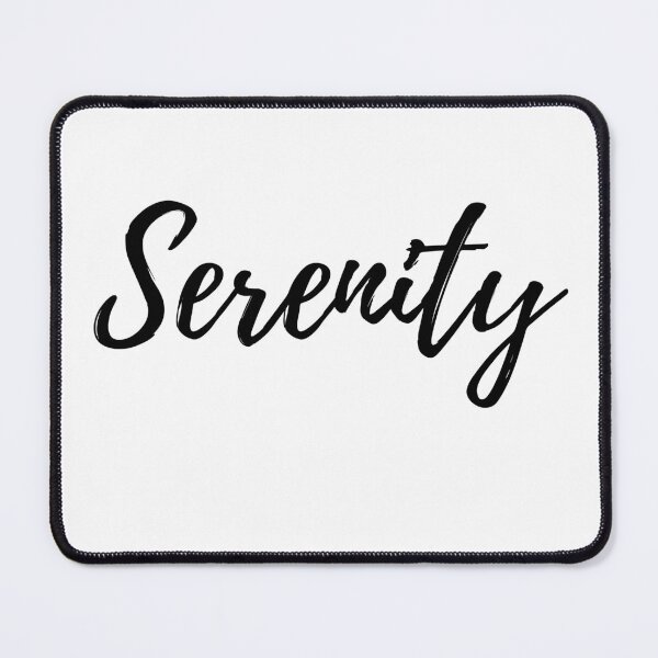 Item preview, Serenity - Word of the Year List designed and sold by ActionFocus.