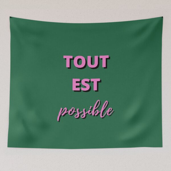 Item preview, Motivational, Inspirational, Tout est Possible, Everything is Possible, Magic, Believe designed and sold by Magic Love Art Print.
