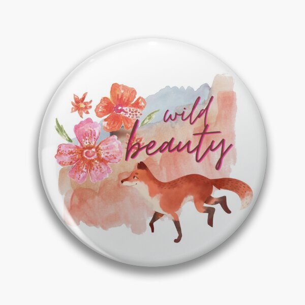 Item preview, Wild Beauty Watercolour Fox and Flowers designed and sold by LoveofDog.