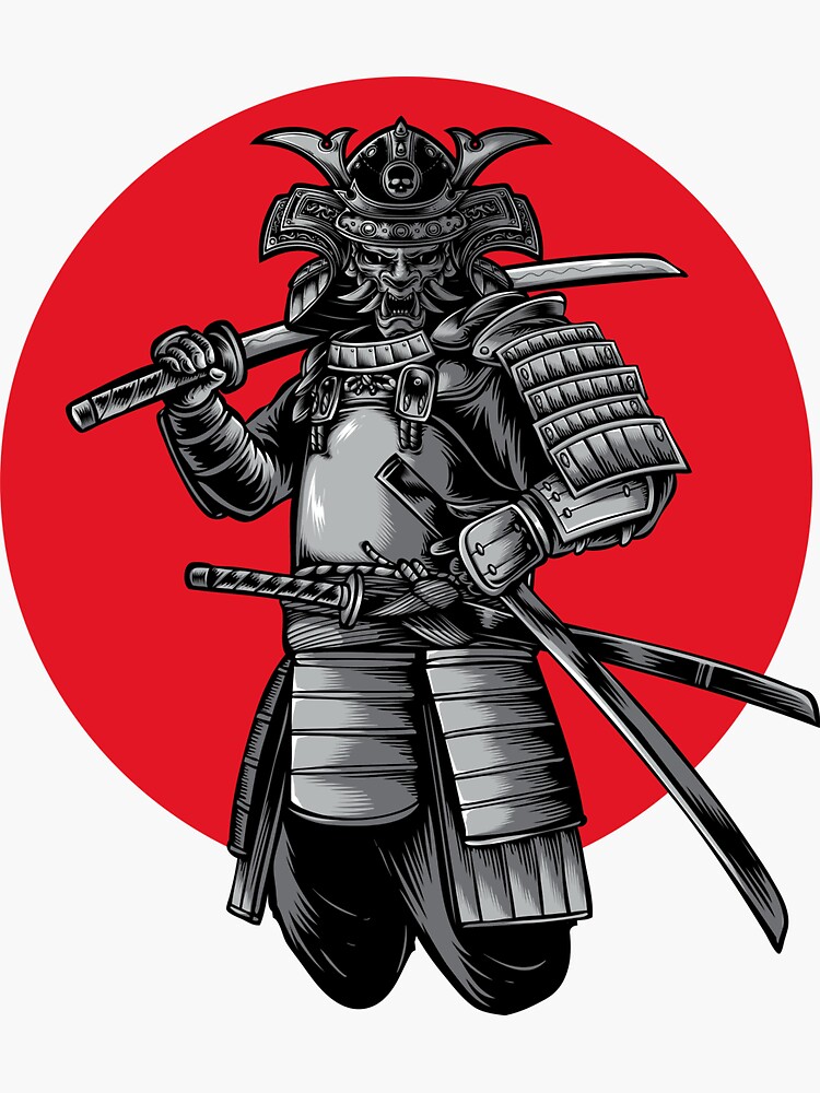 Japanese Samurai Warrior. | Sticker