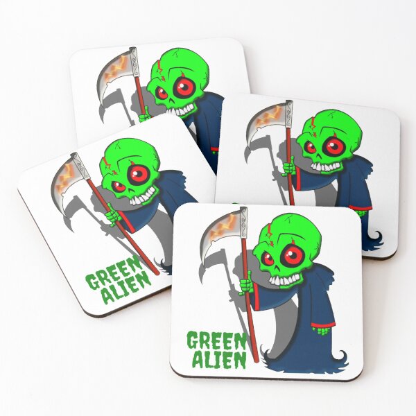 Item preview, GREEN ALIEN designed and sold by byooshoop.