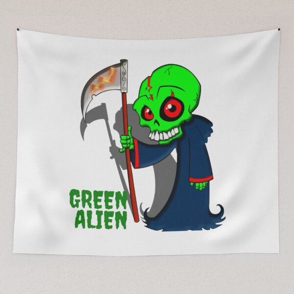 Item preview, GREEN ALIEN designed and sold by byooshoop.