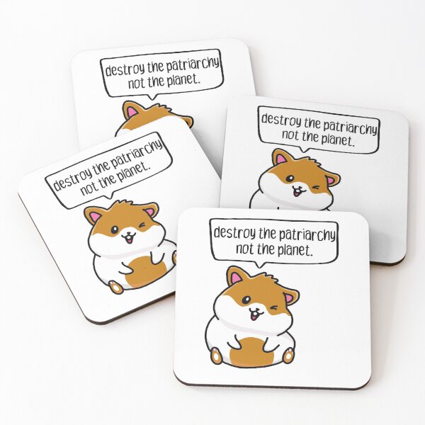 Artikelvorschau, anarchist hamster. destroy the patriarchy not the planet. entworfen und verkauft von cute anarchist animals.