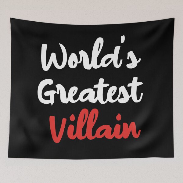 Item preview, World's Greatest Villain - Red and White designed and sold by Saanis.