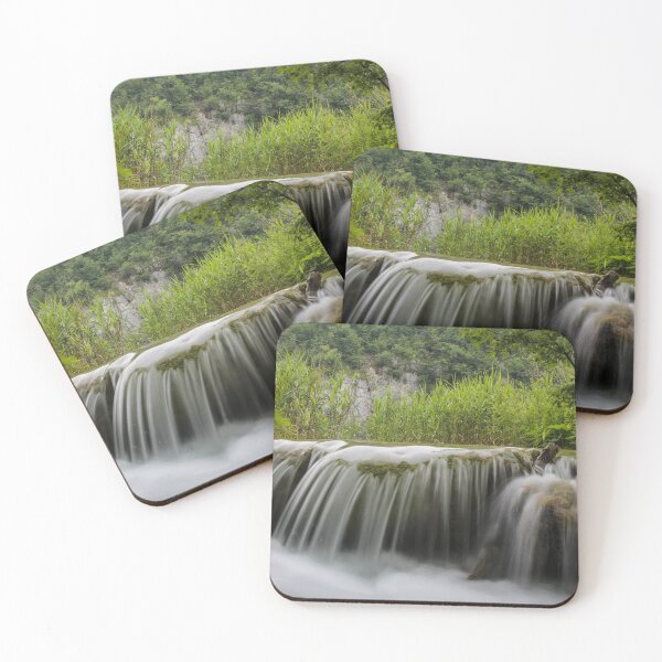 Item preview, Long exposure of a waterfall at Plitvice Lakes, UNESCO World Heritage Site, Croatia designed and sold by SnapTPhotograph.