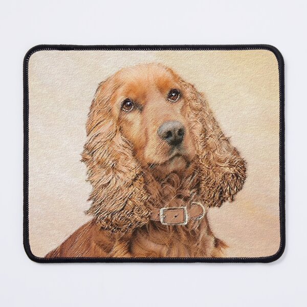 Item preview, English Cocker Spaniel Painting - Cute Original Dog Art designed and sold by alpendesigns.