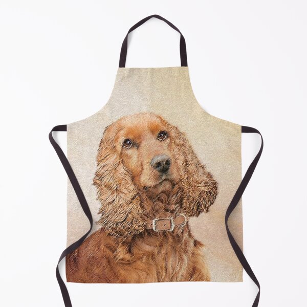 Item preview, English Cocker Spaniel Painting - Cute Original Dog Art designed and sold by alpendesigns.