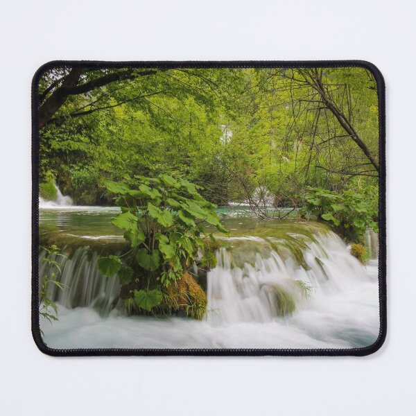 Item preview, A cascade of waterfalls at Plitvice Lakes, UNESCO World Heritage Site, Croatia designed and sold by SnapTPhotograph.