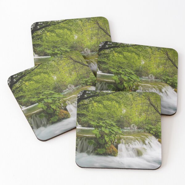 Item preview, A cascade of waterfalls at Plitvice Lakes, UNESCO World Heritage Site, Croatia designed and sold by SnapTPhotograph.