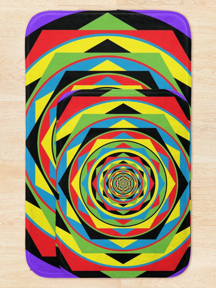 Thumbnail 5 of 6, Bath Mat, Calibration designed and sold by InfinitePathArt.
