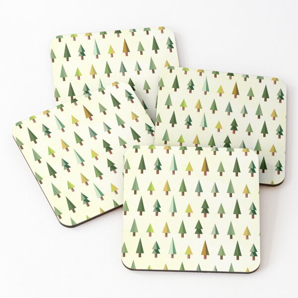 Item preview, Peaceful Nature Minimal Style Trees in the Forest Pattern designed and sold by thejoyker1986.