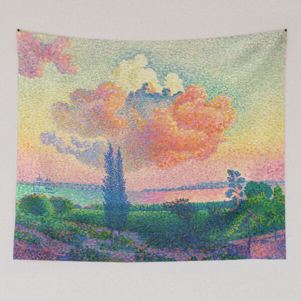 Item preview, The Pink Cloud by Henri-Edmond Cross Digital replica designed and sold by ramazis.