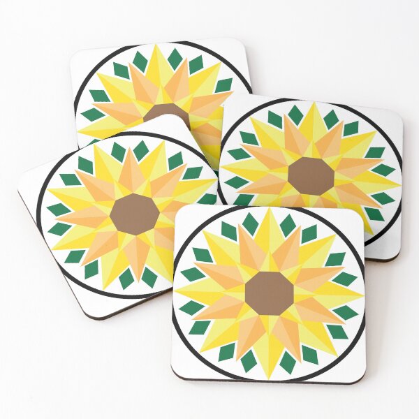 Item preview, Sunflower Barn Quilt Square designed and sold by MisfitTaynna.