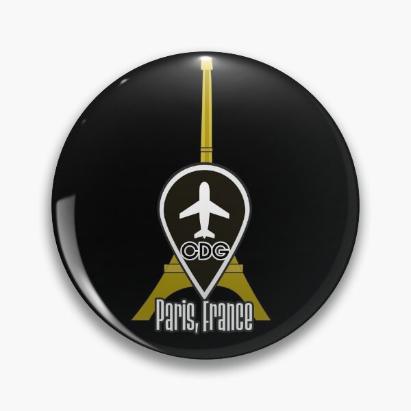 Artikelvorschau, Paris Frankreich, CDG, Flughafen Charles de Gaulle, Paris Souvenir, Eiffelturm, Paris Frankreich Shirt, Geschenk aus Frankreich entworfen und verkauft von RisingFrequency.