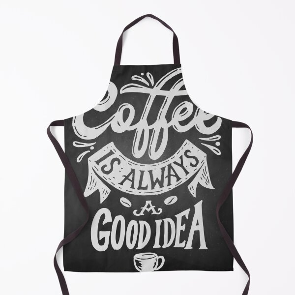 Item preview, Coffee is always a good idea — ☕ Coffee blackboard lettering quote designed and sold by GreekTavern1979.