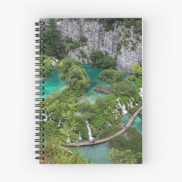 Item preview, A view over a series of lakes and waterfalls at Plitvice Lakes, Croatia designed and sold by SnapTPhotograph.