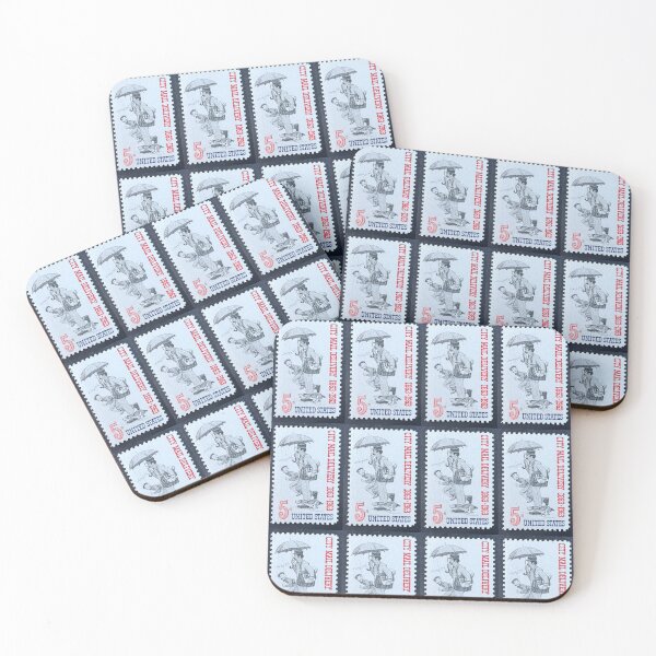 Item preview, City Mail Delivery 1963 Mailman Vintage Postage Stamp designed and sold by Factory57.