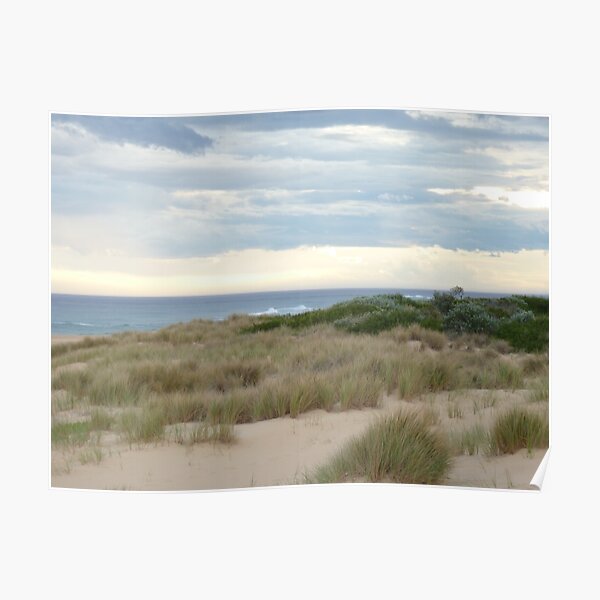 Evening Beach, Lakes Entrance Poster