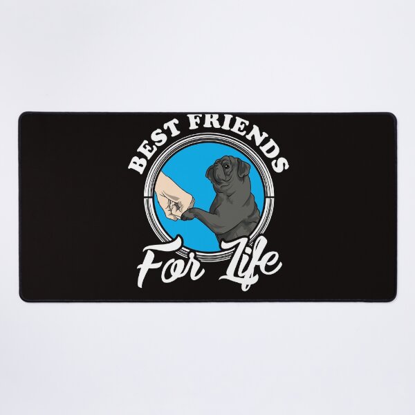 Item preview, Black Pug Lover Design "Best Friends For Life" designed and sold by adsman68.