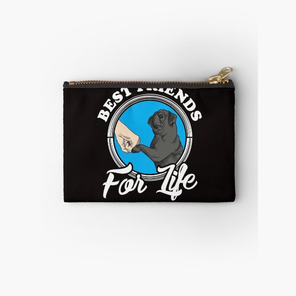 Artikelvorschau, Schwarzer Mops-Liebhaber-Design "Beste Freunde fürs Leben" entworfen und verkauft von adsman68.
