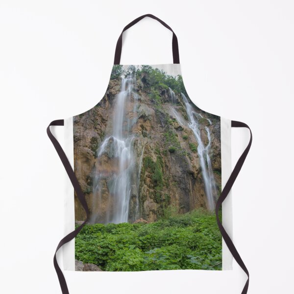Item preview, A long exposure of a large waterfall flowing at Plitvice Lakes, UNESCO World Heritage Site, Croatia designed and sold by SnapTPhotograph.