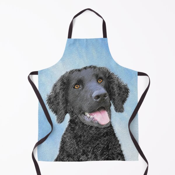 Item preview, Curly-Coated Retriever Painting - Cute Original Dog Art designed and sold by alpendesigns.