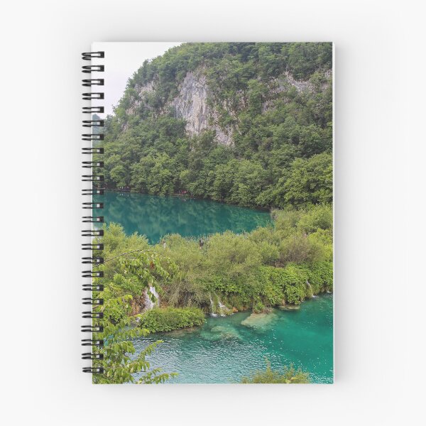 Item preview, Water flowing over a waterfall between two lakes at Plitvice Lakes, UNESCO World Heritage Site, Croatia designed and sold by SnapTPhotograph.