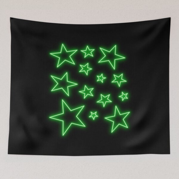 Item preview, Neon Stars Green designed and sold by Vladan Seva.