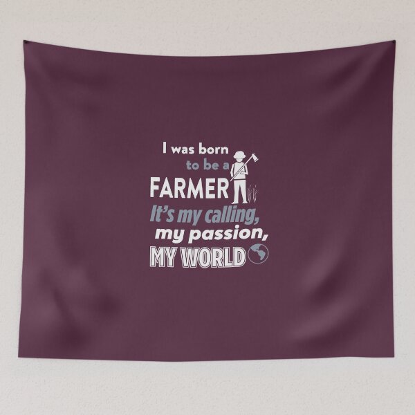Item preview, Born To Be A Farmer My Calling Passion designed and sold by AlwaysAwesome.