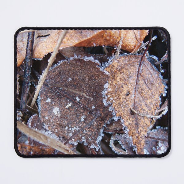 Item preview, Frozen Leaves Close Up designed and sold by denis-romanov.