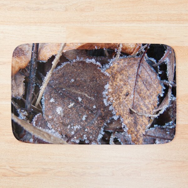 Item preview, Frozen Leaves Close Up designed and sold by denis-romanov.