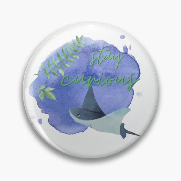 Item preview, Stay Curious Watercolour Friendly Stingray  designed and sold by LoveofDog.