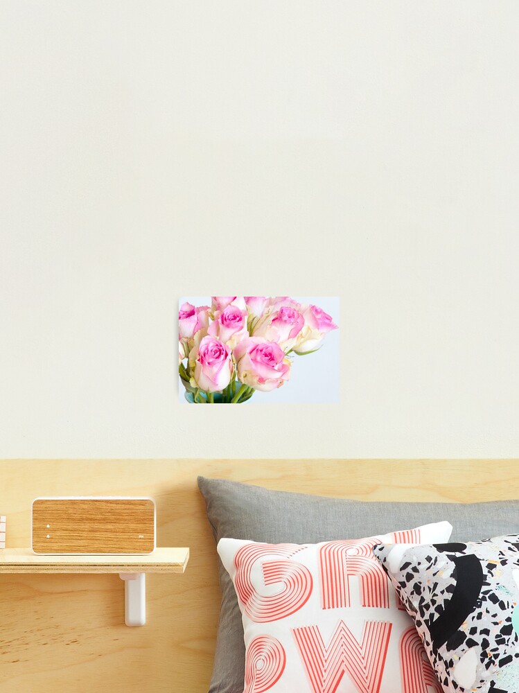 Thumbnail 2 of 3, Photographic Print, Pink Roses designed and sold by etherize.