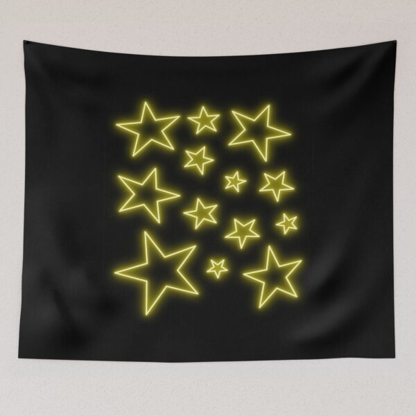 Item preview, Neon Stars Yellow designed and sold by Vladan Seva.