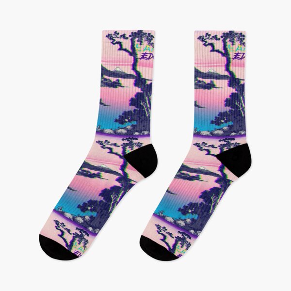 Item preview, EARTH'S EDGE - Vaporwave Lake Suwa by Hokusai designed and sold by LeeSkyblu.