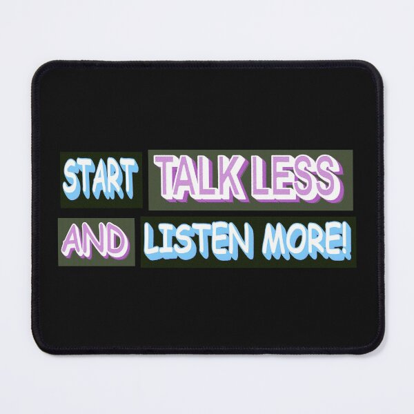 Item preview, Cute Expression Design "Talk Less". Buy Now designed and sold by Health And Fitness Posts e-Store.