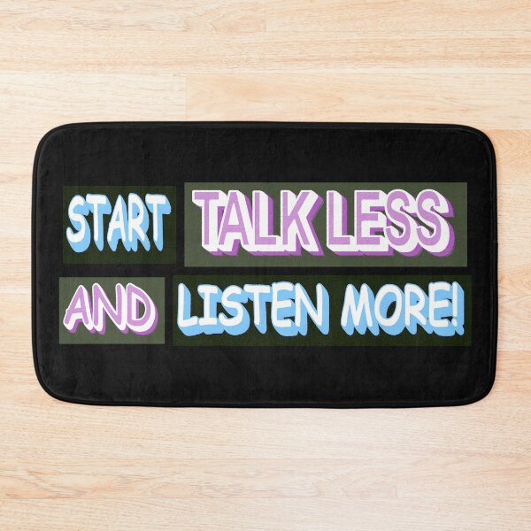 Item preview, Cute Expression Design "Talk Less". Buy Now designed and sold by Health And Fitness Posts e-Store.