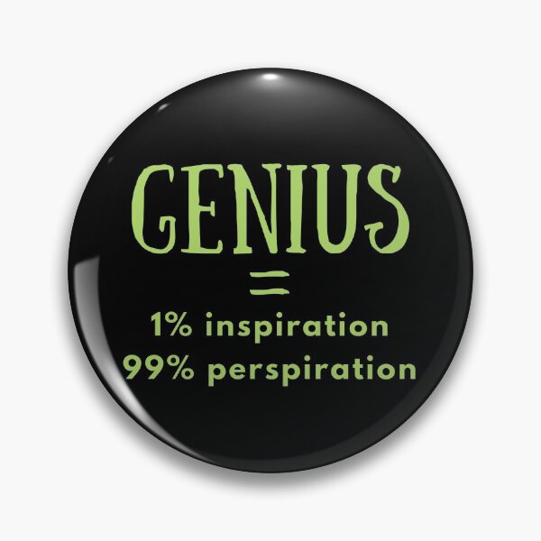Item preview, What makes it to be GENIUS inspirational quote designed and sold by Marharyta Ushakova.