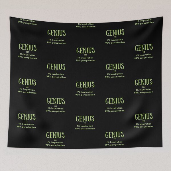 Item preview, What makes it to be GENIUS inspirational quote designed and sold by Marharyta Ushakova.